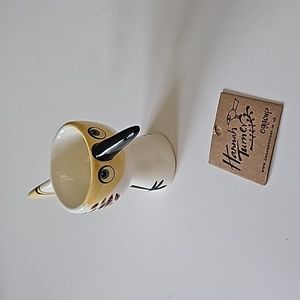 NWT Anthropologie Hannah Turner Yellow Bird Stoneware Eggcup